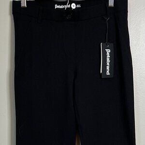 Betabrand Boot-Cut | Classic Dress Pant Yoga Pants ((Black) Size M